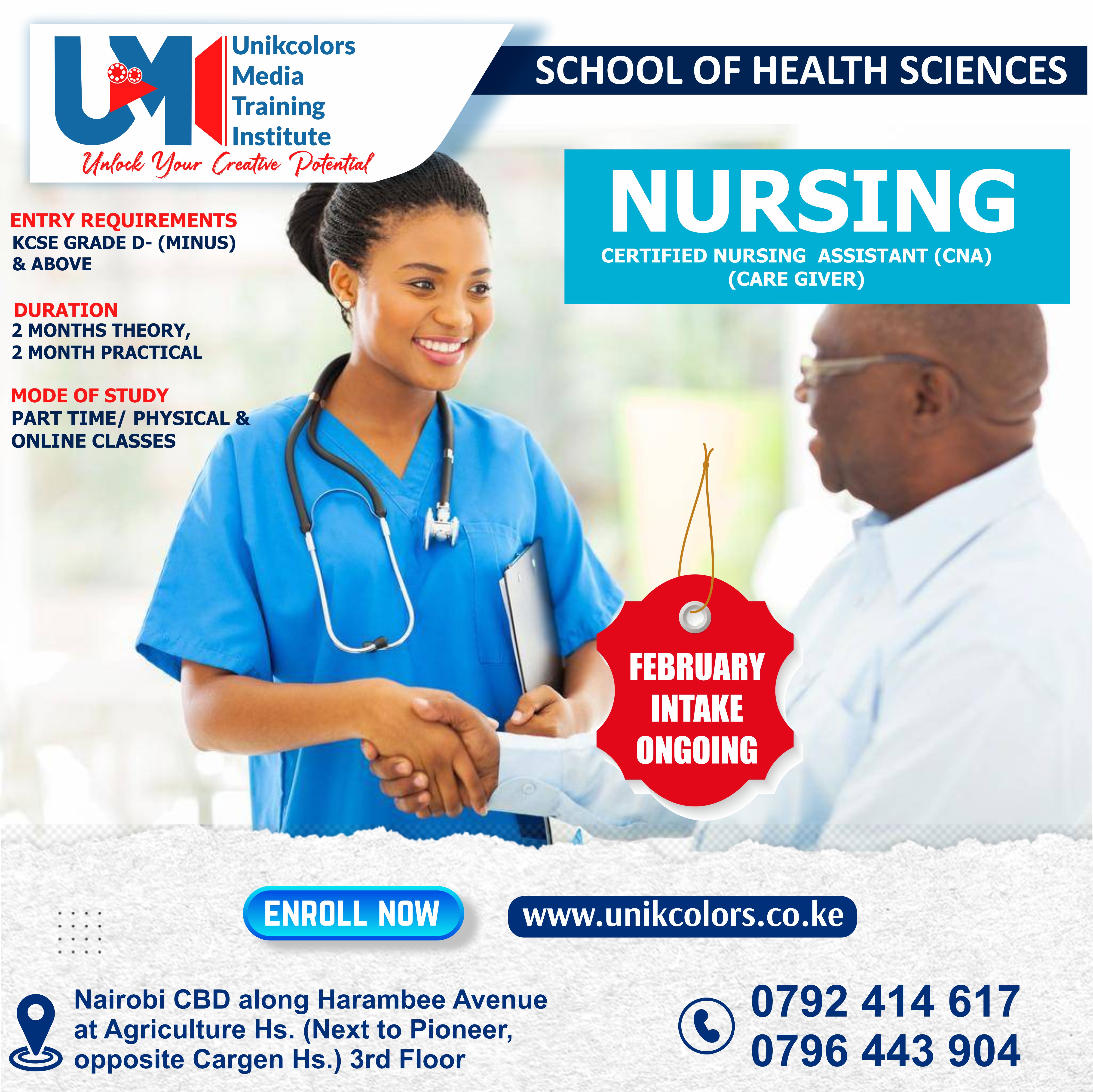 CERTIFIED NURSING ASSISTANT - CARE GIVER COURSE